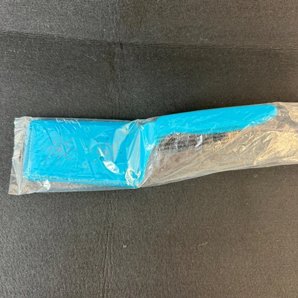Kuhn Rikon Slice & Serve Knives Set‎ of 2 with Sheaths Blue NEW QVC